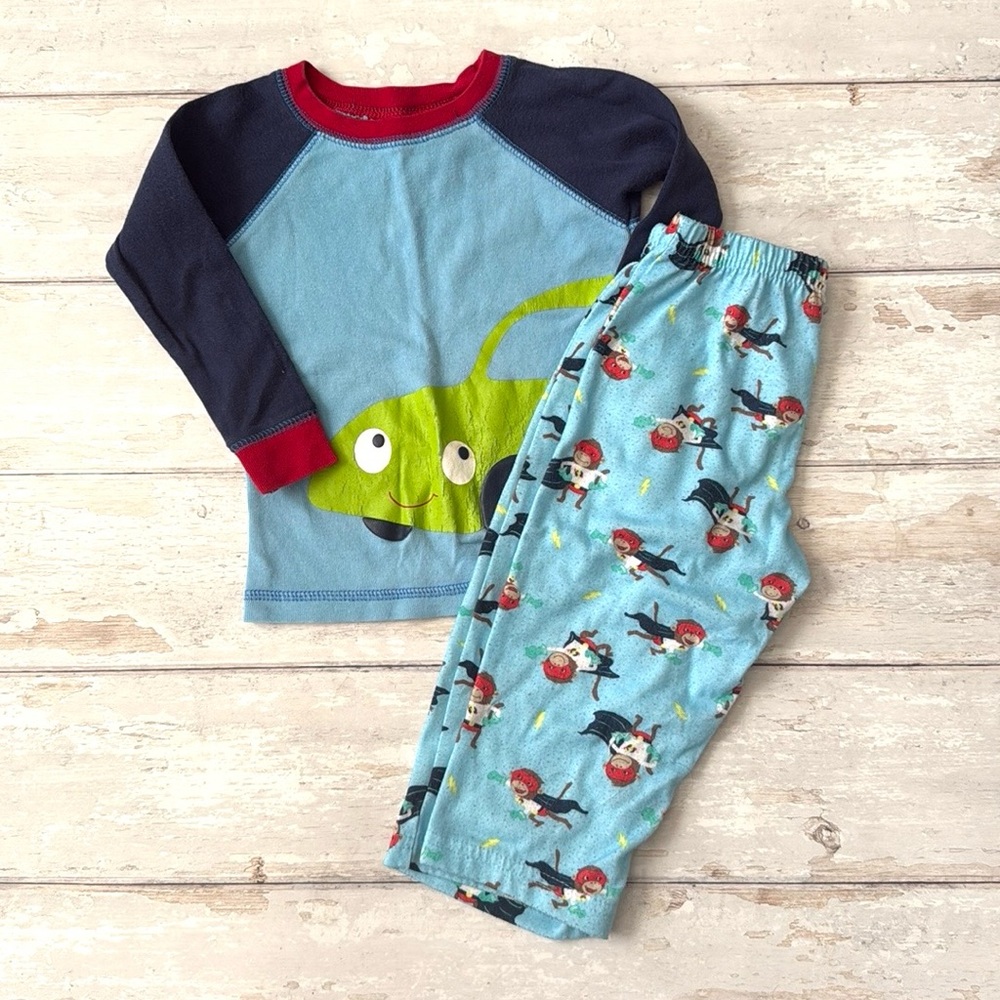 Carters 18m Baby Boy Pajama Set Pjs Pants Long Sleeve Top Kids Pajamas